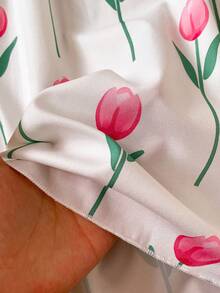 Sparklyn Tween Girl Print Dress, Fashion Design Suitable For Outing, Vacation, Parties And Other Occasions, Spring/Summer - Multicolor - View 6