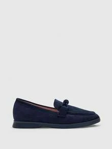 CUCCOO BIZCHIC Women's Casual Versatile Commuting Simple Twist Flats Valentine's Day - Blue - View 8