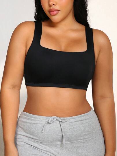 NudeFit Sujetador inalámbrico sin acolchado para mujer de talla grande