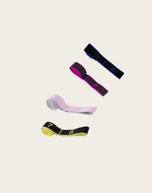 1PC Small Multi Functional Yoga Pilates Resistance Band Portable Adjustable Stretch Strap Elastic Fitness Training Tool For Home Workout Dance Travel Strength Flexibility Exercise Polyester Material Band Elastic Band Resistance Band - Multicolor - View 2