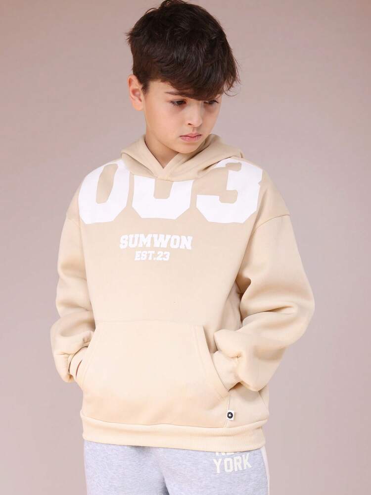 Hoodie mit Nummernaufdruck