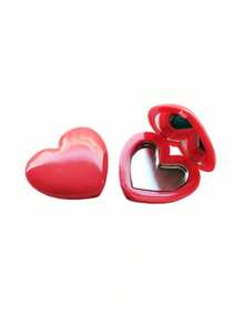 Joivida 1pc Heart-Shaped Cosmetic Pans, Empty Refillable Red & Pink Lipstick Eyeshadow Pressed Powder Cases, DIY Makeup Sample Containers For Concealer, Brow Powder, Highlighter - Multicolor - View 9