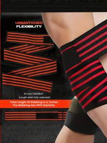 1pc Wrist Wrap Compression Lifting Strap With Hook Loop For Chest Pull Strength Training Bodybuilding Powerlifting Weightlifting Accessory - Multicolor - View 7