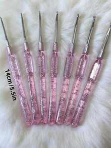 8 Pcs Colorful Crochet Hooks Abs New Resin Candy Soft Handle Crochet Set Comfortable Grip 2-6mm For Fun Crafting Halloween Decor, Back To School Living Room Decor Fall Decor,Christmas Decorations ,Fall Decor,Christmas Decorations Boys Backpack, Halloween, Backpack School. Clear Backpack, School, Halloween Costume. - Multicolor - View 18