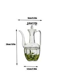 Cirelle 1pc Glass Teapot - Transparent Beauty Teapot, Suitable For Brewing Tea, Herbal Tea And Wine - Perfect For Tea Lovers And Special Occasions, Herbal Teapot - Multicolor - View 10