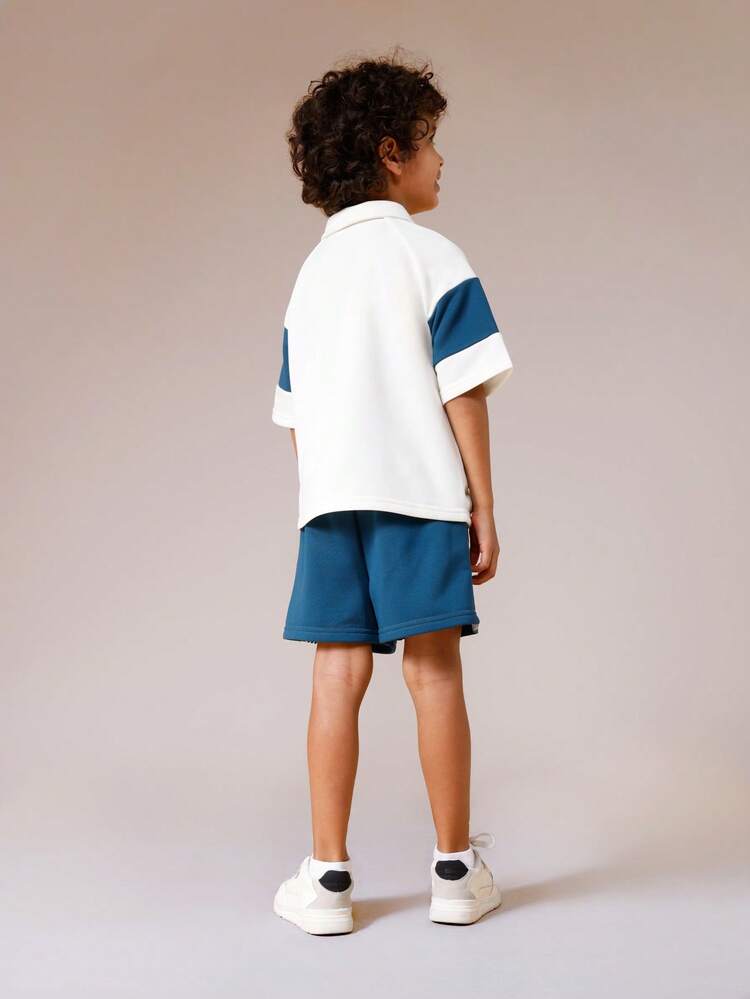 Polo Shirt And Shorts Co-Ord Set