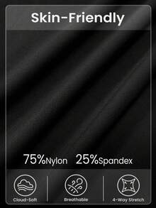 Easithlete 高腰无缝修身女士打底裤 - 云朵般柔软透气四向弹力打底裤速干适合跑步、骑行、瑜伽、匹克球等运动休闲穿着 - 彩色 - 查看 7