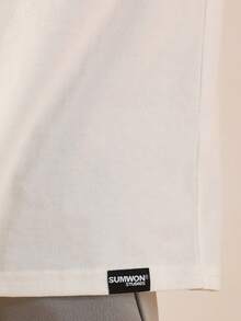 SUMWON Boys Double Pocket Crew Neck Short Sleeve Cotton T-Shirt Casual Summer Everyday Basic Tee Youth - White - View 5