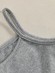 Sparklyn Bộ 5 áo lót hai dây đơn giản, màu trơn, mềm mại và thoải mái dành cho bé gái. - Nhiều màu - Xem 8