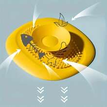 1pc Hair Catcher For Bathroom & Kitchen Sinks, Kitchen Sink Press Floor Drain, Sewer Deodorizing Cover, Sealed Sink Strainer, Household Bathroom Hair Stoppers, Drainage Filter, Easy-Install, Multi-Color, Swirl Design Drain Strainer Plug To Prevent Clogging And Odors, Drain Hair Catcher, Kitchen Accessories Tool - Multicolor - View 10