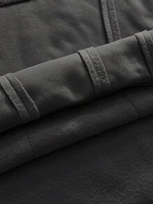 AXEPEAK 休闲连体衣，采用解构式弧形拼接设计 - 深灰色 - 查看 5