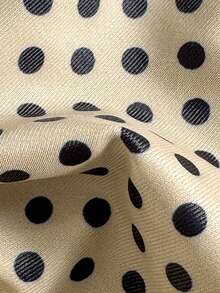 Swim MOD 2pcs/Set Polka Dot Random Print Underwire Bikini Top And High Cut Swim Bottoms Sexy Swimsuit Set, Spring/Summer - Multicolor - View 7