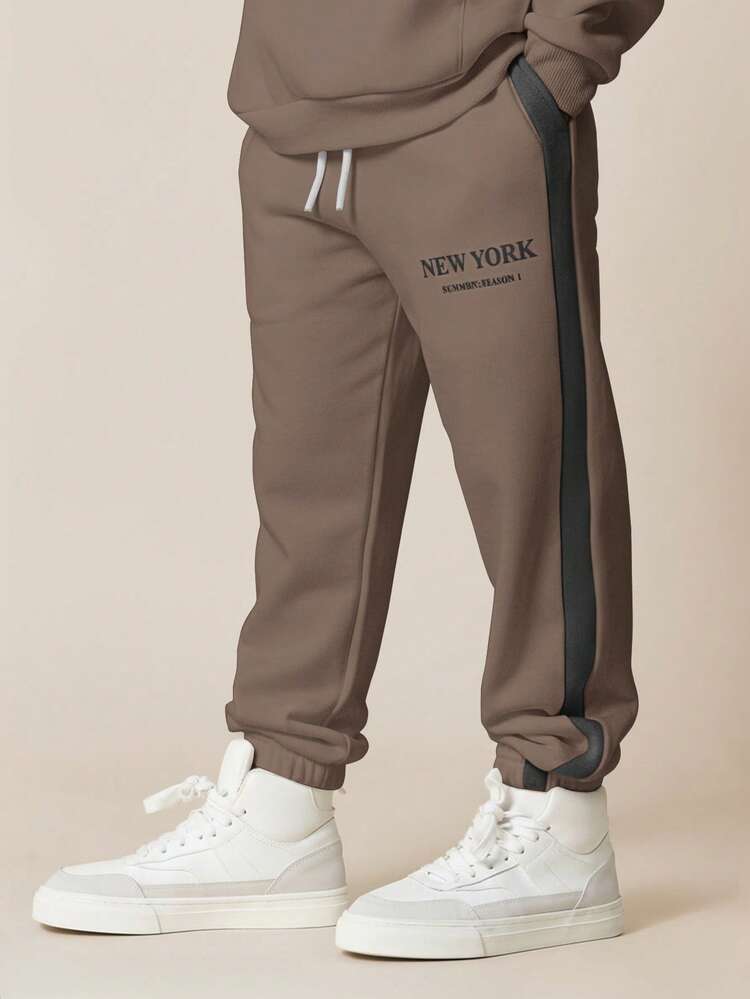 Set felpa con cappuccio e jogger New York