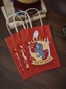 HARRY POTTER X SHEIN 3pcs Gryffindor - Cute Cartoon Badge Gift Bags - Multicolor - View 3