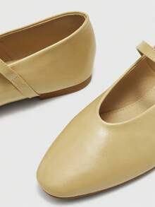 CUCCOO BIZCHIC Sepatu flat kasual yang modis, nyaman, dan serbaguna, cocok untuk berjalan, bepergian, dan liburan musim semi. - Aprikot ringan - View 7
