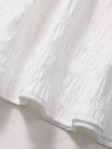 Girlism Teen Girl White,Ruffle Skirt Boho Long Skirt Break Paperbag Waist Frill Trim Ruffle Hem Skirt