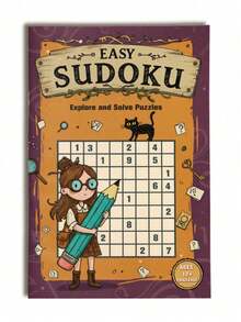 Sudoku Puzzle Book - A Fascinating And Challenging Mental Game With Multi-Level Difficulty, Which Helps To Train Concentration And Develop Logical Thinking Ability. It Is Also A Gift. - Sudoku - View 11