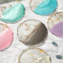 1pc Jewelry Display Tray With Metal Trim, ABS Jewelry Showcase Tray For Necklaces, Bracelets, Rings, Earrings Back To School - Multicolor - View 4