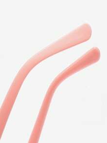 10pcs Cute And Interesting Heart-Shaped Decorative Party Glasses For Both Men And Women, Suitable For Wedding Parties, Dance Parties, Etc., In White Color,Christmas - Pink - View 4