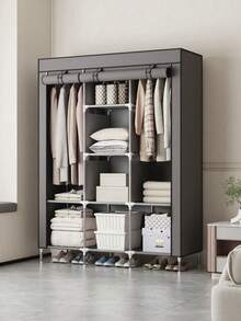 1 Tủ quần áo vải kiểu dáng đẹp và rộng rãi, tủ đựng quần áo gấp gọn phổ biến, dễ lắp ráp, phù hợp cho ký túc xá, nhà ở, phòng ngủ, nhà thuê. - Nhiều màu - Xem 6