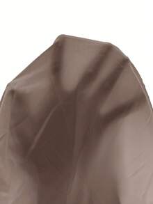 SHEIN Frenchy Camisa verde de manga corta con cuello en V, dobladillo con nudo retorcido y mangas de murciélago para mujer de talla grande - Caqui - Ver 6