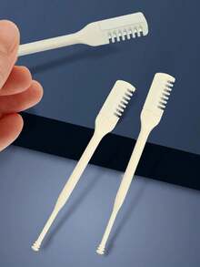 1/5/10/20 Sets Nose & Ear Hair Trimmer, Easy Cleaning, Dual Use For Nose/Ear Hair Removal, 360 Degree Rotating Design, Unisex - White - View 4