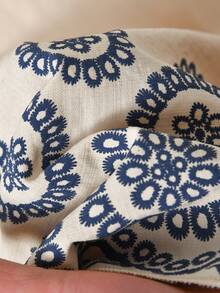 Rusticease Đầm dài tay cài khuy nửa thân in hoa dành cho nữ, kiểu dáng thường ngày, thích hợp cho kỳ nghỉ. - Nhiều màu - Xem 6