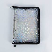 A5 Sticker Collection Organizer Binder Kit Large Capacity PU Leather Clear Sticker Storage Book Album With Zipper Closure Double-Sided Collecting For Journal Scrapbook Planner - Multicolor - View 13