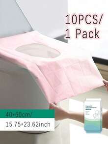 10pcs/20pcs Disposable Toilet Seat Covers, 10pcs/Pack, Individually Wrapped, Paper Material, Portable Hygienic Waterproof Toilet Pad, Extended Coverage Area, Suitable For Hotels, Public Places, Travel, Leisure Clubs And Home Use, Bathroom Decor, Autumn Decor - Multicolor - View 18