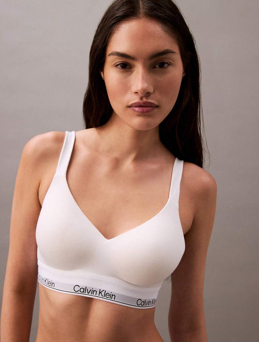 Calvin Klein حمالة صدر - أبيض - مشاهدة 1
