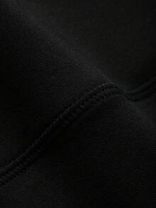 DAZY Solid Color High Waisted Leggings Fall Tights - Black - View 7