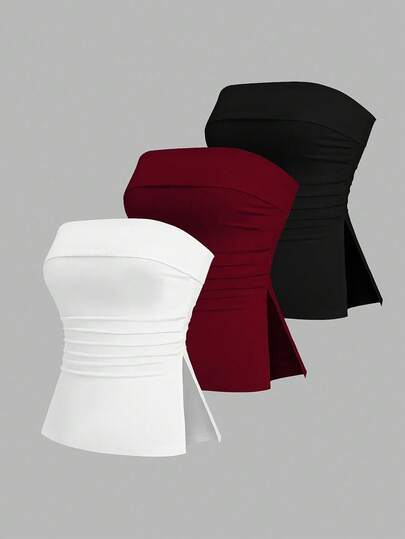 DrmWander Top tubo versátil y casual para mujer de talla grande