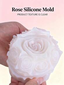 1 Khuôn silicon hình giỏ hoa hồng bằng polymer thanh lịch - Được làm từ silicon bền và dễ lấy khuôn, với thiết kế hoa hồng polymer độc đáo, phù hợp cho những người yêu thích thủ công mỹ nghệ, làm quà tặng ngày lễ và tạo không khí lãng mạn. - trắng - Xem 7