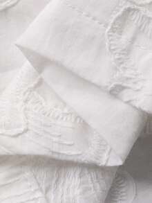 Livesso 2 st set med texturerad ärmlös topp och casualbyxor för kvinnor, bohemiska loungeset för kvinnor, semesterkläder för kvinnor - Vitt - Visa 8