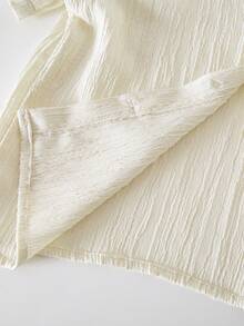 SHEIN 男童贴花前扣休闲短袖衬衫 - 彩色 - 查看 8