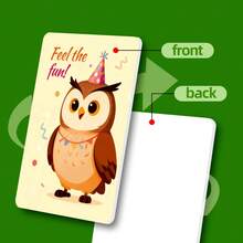 50-Pcs/Set Animal Pattern Cards, 50 Cards, Happy Birthday Text Cards, Creative And Fun Animal Cards, Animal Learning Cards - Multicolor - View 11