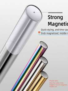 1PC Cat Eye Nail Magnetic Stick Cylindrical Magnet For Cat Eye UV Gel Polish Snowlight Glitter Effect Tools Manicure Design Tool,Nail Supplies,Nail Tools,Nail Art Tools,Back To School,Nails,Nail Tools For Press On Nails - Multicolor - View 7