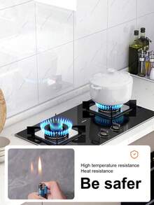 10片装 0.9㎡ 深灰色大理石纹瓷砖贴纸 防水防潮铝塑板自粘墙纸 适用于墙面翻新和装饰 情人节、婚礼、生日 - 淺褐色 - 查看 8