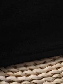 SHEIN Áo thun ngắn tay cổ tròn in hình Kpop dành cho nữ, kiểu dáng thường ngày, đa năng. - Màu be - Xem 5