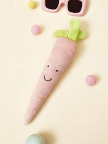 PETSIN Pet Plush Squeaky Toy Dog Durable Chew Toy Cat & Dog Durable Squeaky Toy Yogurt Dog Toy Carrot - Multicolor - View 4