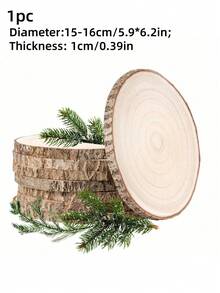 1pc Large Wood Chip, Natural Wood Chip, Unprocessed Wooden Dining Table Ornament. Wood Chips Can Be Used For Display, Crafts, Painting, Table Decoration, Wood Carving, Diy Projects, Wood Chips, Craft Supplies, Timber, Raw Wood Chips, Wood, Weddings, Christmas, Christmas Crafts, Adult Crafts, Arts And Crafts, Diy, Coasters, Wooden Toys, Wooden Decorations, Wooden Toys, Diy Crafts. - Multicolor - View 3