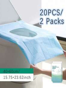 10pcs/20pcs Disposable Toilet Seat Covers, 10pcs/Pack, Individually Wrapped, Paper Material, Portable Hygienic Waterproof Toilet Pad, Extended Coverage Area, Suitable For Hotels, Public Places, Travel, Leisure Clubs And Home Use, Bathroom Decor, Autumn Decor - Multicolor - View 21