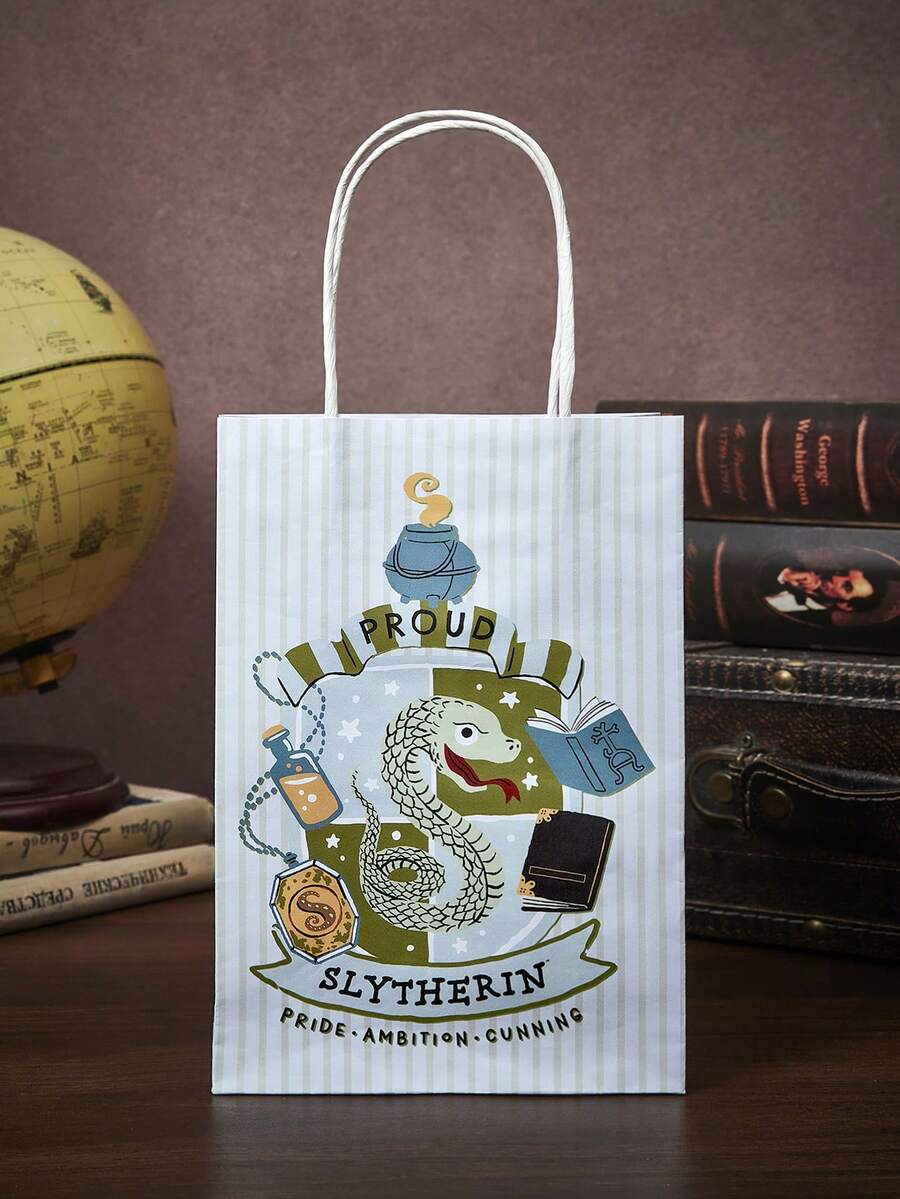 HARRY POTTER X SHEIN 3pcs - Cute Cartoon Badge Gift Bags - Multicolor - View 1