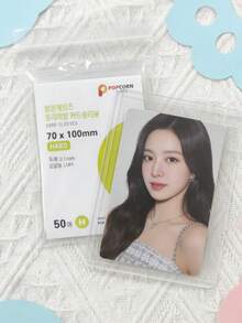 SHEIN Basic living 50/100 Pcs Clear Card Sleeves, 2.75" X 4" (7x100mm) For Mini Cards, Kpop Photocards & Trading Cards For Office Staff And Students Back To School Fall Decor,Christmas Decorations Halloween Decor Living Room Decor Wall Decor, Bedroom Curtains, Key Holder Storage Containers Storage Box,Fall Decor,Christmas Decorations Boys Backpack, Halloween, Backpack School. Clear Backpack, School, Halloween Costume. - Multicolor - View 6