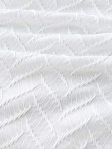 Tween Girls 3 PiecesBikini Set: Textured Knit White Camisole Top, Bottoms, And Wrap Skirt, Casual & Fashionable, Essential For Summer Beach Vacation