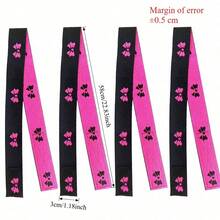 4Pcs Adjustable Elastic Wig Bands, Polyester Non-Textile Weaving, Edge Laying Bands, Lace Front Melting Straps, Normal Hair Type Compatible, Wig Securing Accessory - Multicolor - View 13