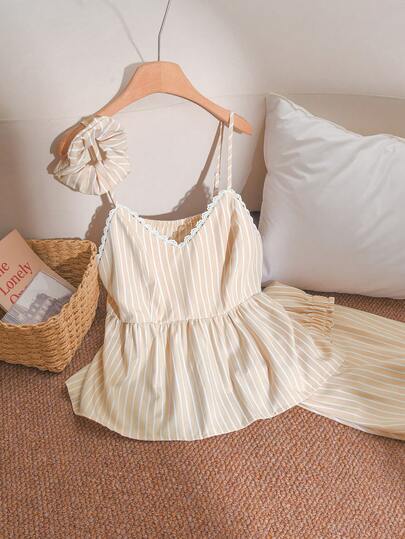 CosyJoli Plus Size Women 3-Piece Set, Casual 5-Sleeve Top And Shorts, Spring/Summer Fashion Outfit, Teenager Casual 3-Piece Set