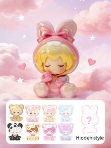 POKOJA LAND Blind Box (Non-Plush Filling), Blind Box Character Set - Happy Park Animal Theme High-Quality Collectible Toy | Ideal Surprise Gift For Family And Friends | Cute Decorative Collectible Toy, 8 Regular Models + 1 Hidden Model,Suitable As Gift For Friends - Tide play blind box - View 12