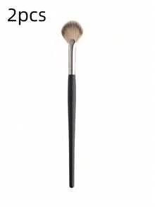 1/2/3/4支装高光化妆刷，扁平柔软毛，无需粉末，可用于提亮肤色和打造古铜红妆容，无需粉末，可用作粉底刷、遮瑕刷、腮红刷、修容刷、古铜粉刷、散粉刷等。 - 彩色 - 查看 9