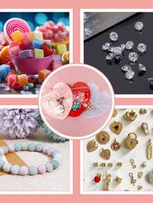 20pcs-Heart Shaped Red Ang Pink Heart Shaped Bag, Resealable Bag, Cute Mini Bag, Valentine's Day Trinket Bag, Clear Resealable Bag, Cute Snack Bag, Business Wedding Birthday Holiday Party Supplies, Valentine's Day Decoration, Valentine's Day Gift Bag,Easter Gift Bag, Mother's Day Decoration, Mother's Day Gift, Mother's Day Gift Bag - Red + Pink - View 7